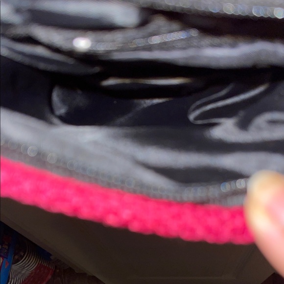 Red Patterned Crossbody Bag - Picture 4 of 6